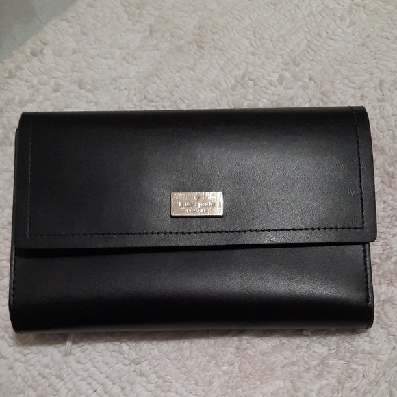 Kate Spade Pink and Black Wallet - Picture 1 of 7